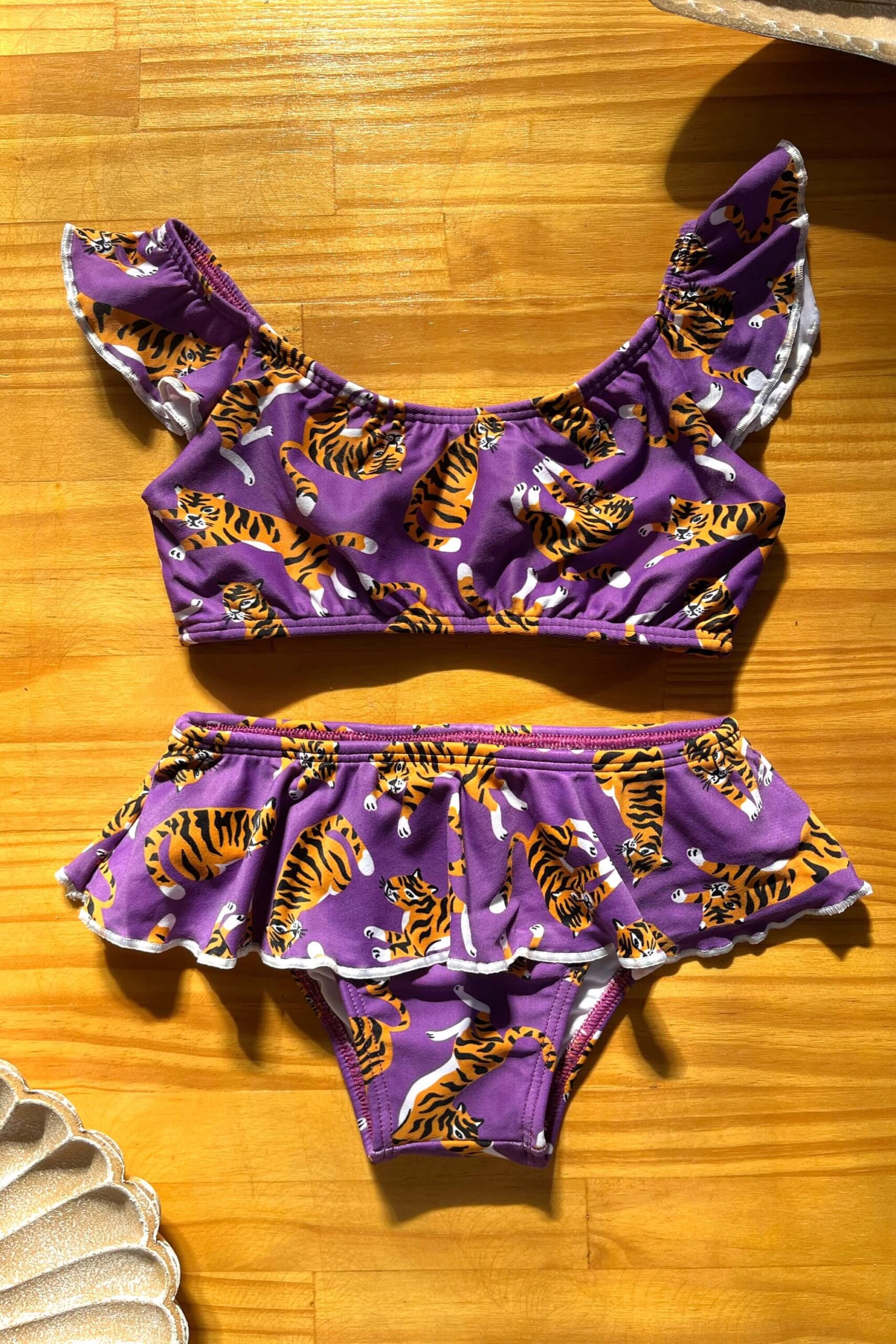Conjunto Infantil Ciganinha Sensitel Sun Tigres - Imagem 4