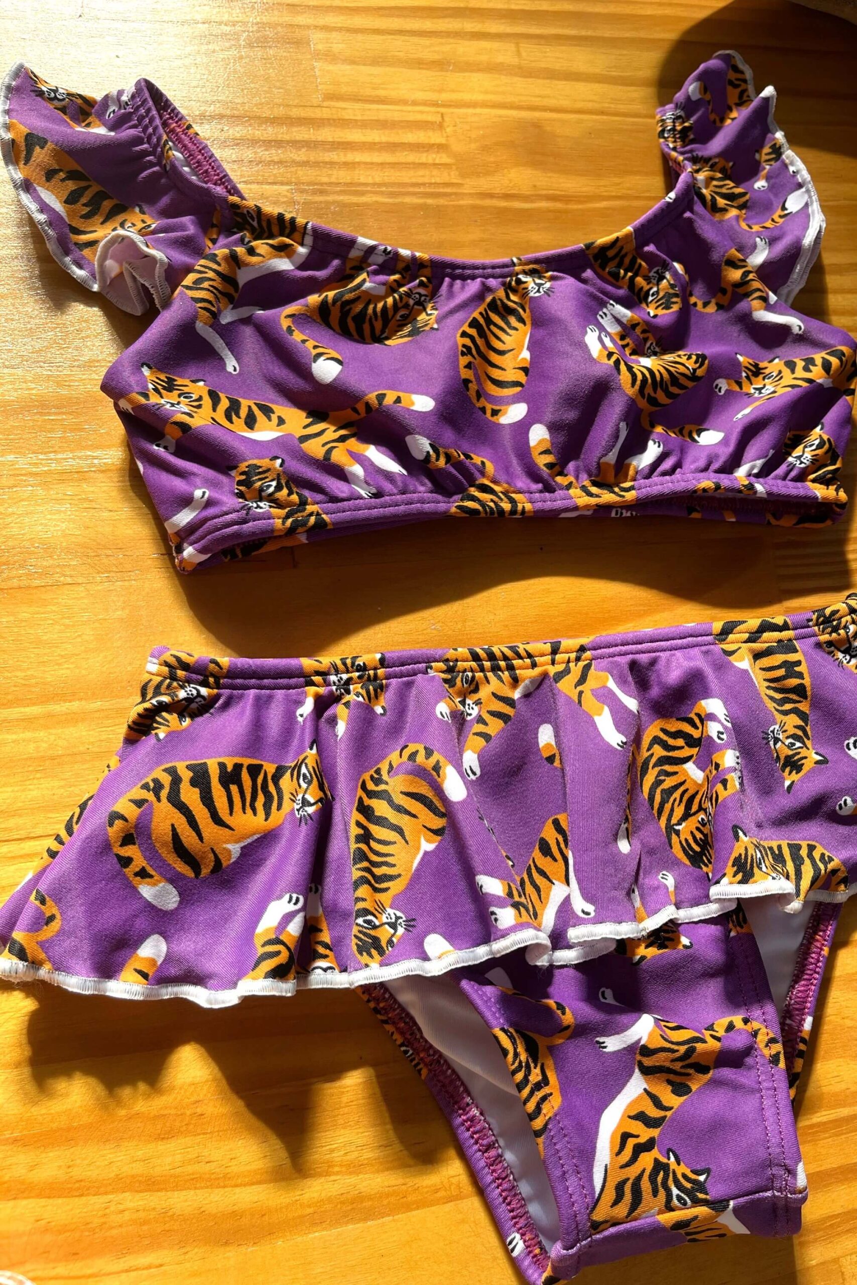 Conjunto Infantil Ciganinha Sensitel Sun Tigres - Imagem 5