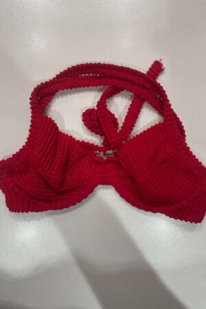 Top Meia Taça Monaco Vermelho