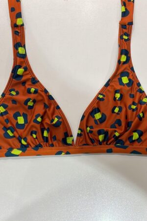 Top Especial Micro Beach Oncinha Marrom