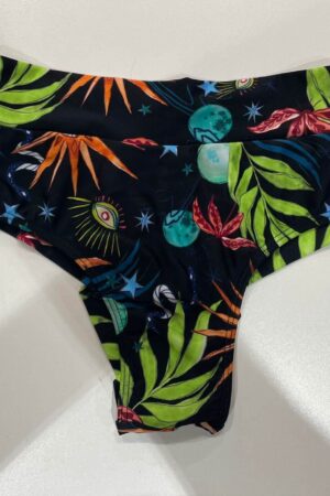 Calcinha Pala Alta Semi-fio Duplo Micro Beach Planeta