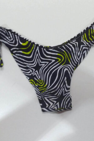 Calcinha Laço Fio Duplo Micro Beach Zig Zag