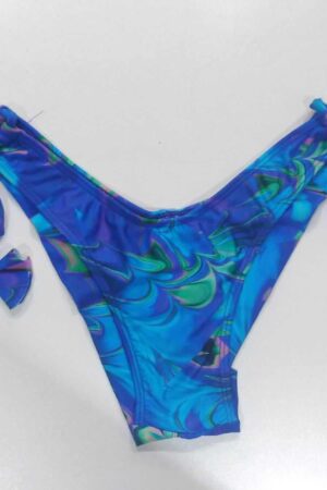 Calcinha Laço Fio Duplo Micro Beach Fantasy Blue
