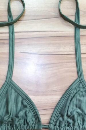 Top Cortininha Eden Verde Militar