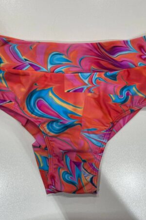 Calcinha Pala Alta Semi-fio Duplo Micro Beach Fantasy Pink