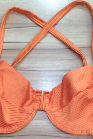 Top Meia Taça Eden Tangerina